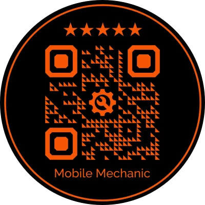 Mobile Mechanic QR code template